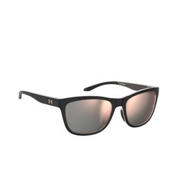 UNDER ARMOUR Women Gold Lens & Black Square Sunglasses UV Protected Lens 2047633H2550J-13