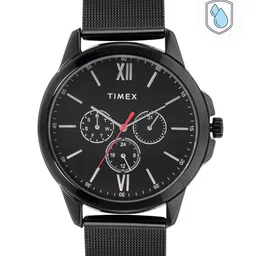 Timex Men Brass Dial & Bracelet Style Straps Analogue Multi Function Watch TWEG165SMU13-53