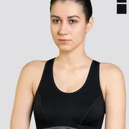 K LINGERIE Pack of 2 Kristen High Impact Support Sports Bra For Workout & Gym Activities-picture-56