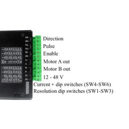 YS-DIV268N-5A Hybrid Stepper Motor Driver 5A | Single Axis TB6600 0.2-5A Two Phase Hybrid Stepper Motor Driver Controller image 3