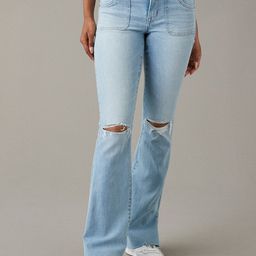 AMERICAN EAGLE OUTFITTERS Women Slash Knee Bootcut Comfort Jeans-picture-27