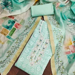 DIVASTRI Printed Unstitched Dress Material-image-43