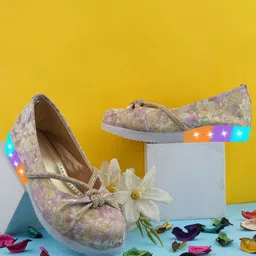 BAESD Girls Led Light With Special Tie Knot Ballerinas-image-68