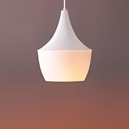 KINIS White Aluminium Abstract Shaped Ceiling Lamp-19