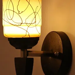 SOMIL Orange Glass Cylinder Wall Lamps-image-92
