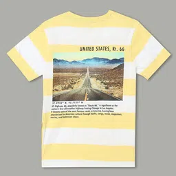 Fame Forever by Lifestyle Boys Striped Applique T-shirt-image-50