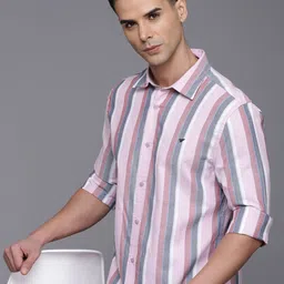 INVICTUS Men Standard Slim Fit Opaque Striped Casual Shirt-image-76
