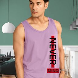 SZN Men Printed Purple Vest-picture-23