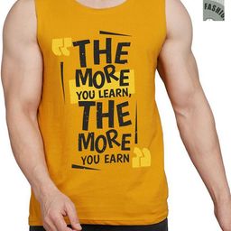 WOOSTRO Men Pack Of 2 Typography Printed Round Neck Cotton Slim Fit T-shirts-image-47