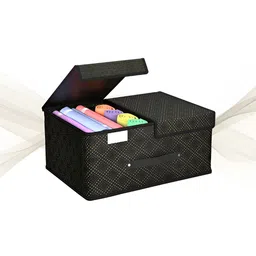 Aura Black Set of 2 Regular Multi-Utility Organisers image 4