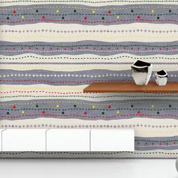 ArtzFolio Printed UV-Resistant Anti-Bacterial Repeating Map Peel & Stick Wallpaper-image-68