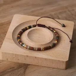 Yellow Chimes Men Wraparound Bracelet-image-47