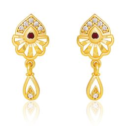 Raj And Deb Gold-Plated Drop Earrings-image-92
