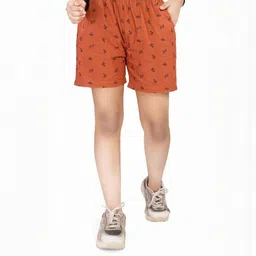UNOseven Girls Printed Cotton Shorts-picture-22