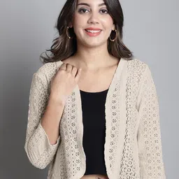 SZN Open Front Cotton Longline Shrug-picture-49