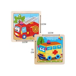BAESD Unisex Set of 2 BPA Free Puzzles Toy Learning and Development Toys image 2