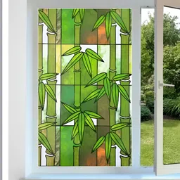 INDIAN ROYALS Green & Grey Window Film Printed Self-Adhesive & Durable Window Sticker-image-83