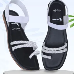 DASHNY Women Embellished Slip-On One Toe Flats-picture-25
