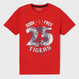 Fame Forever by Lifestyle Boys Typography Printed Round Neck Cotton T-shirt-image-76