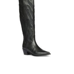 Saint G Hand Embroidered Cow Boy Boots-image-16