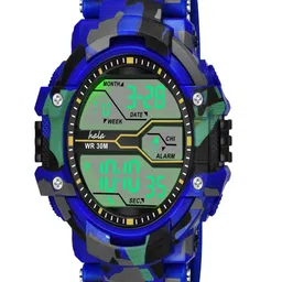 Hala Men Solid Round Tang Regular Digital Watch-MILITARY-2 image 5