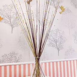 Myntra Elegant Homes Gold-Toned 1 Pieces Grass Artificial Flower-image-87