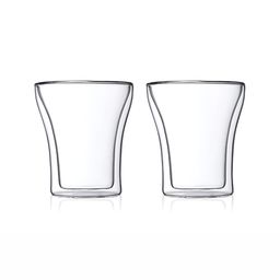 We3 Transparent Solid Glass Matte Mugs Set of Cups and Mugs image 2