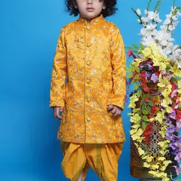 Little Bansi Boys Embroidered Sherwani Set-50