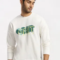 Grit and Flair Men Printed Cotton Pullover Sweatshirt-picture-40