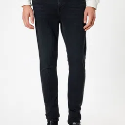 Koton Men Skinny Fit Low-Rise Trousers-image-85