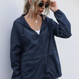 Outzidr Women Polyester Longline Tailored Jacket-image-22
