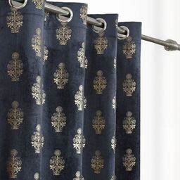 Myntra Elegant Homes Navy Blue Set of 3 Window Curtain-picture-16