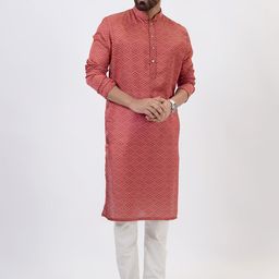 THE KURTA COMPANY Men Printed Kurta-image-96