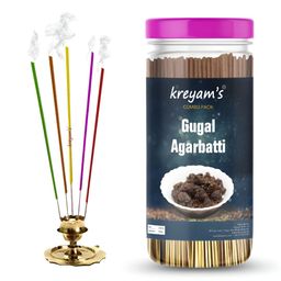 kreyam's Brown Wood Gugal Incense Sticks-image-79