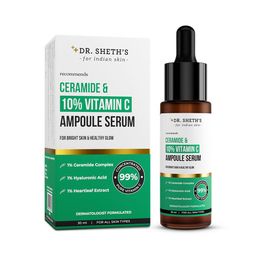 DR. SHETHS Ceramide & 10% Vitamin C Ampoule Serum Bright & Glowing Skin-30ml-57