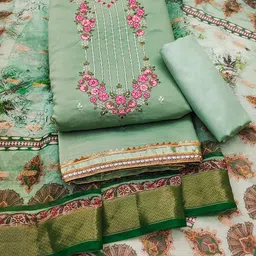 MANVAA Embellished Unstitched Dress Material-picture-20