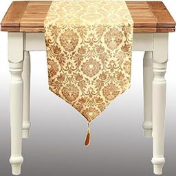 Pink Parrot Jacquard Table Runner-image-86
