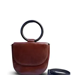 PERKED Leather Swagger Sling Bag-41