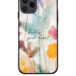 QRIOH Floral Printed iPhone 11 Pro Back Case Mobile Accessories-image-39