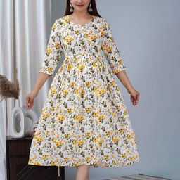 TANISHA Floral Print Maternity A-Line Midi Dress-image-37