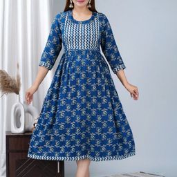TANISHA Floral Print Maternity A-Line Midi Dress-image-84