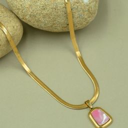 ARTKLIM Gold-Plated Oval Pendants-image-95