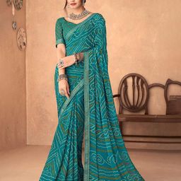 Reboot Fashions Bandhani Pure Chiffon Bandhani Saree-picture-54