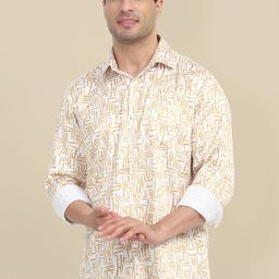 AMSWAN Men Opaque Printed Casual Shirt-image-68