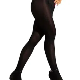 NESKA MODA Black Opaque Stockings-image-26