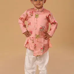 The Mini Trunk Boys Ethnicb Motifs Printed Regular Kurta with Pyjamas-picture-3