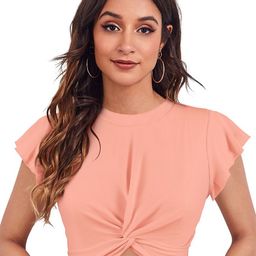 unianta Women Round Neck Crop Top-image-38