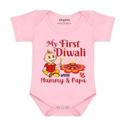 Arvesa My First Diwali Printed Bodysuit-picture-8