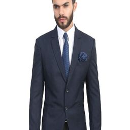 DHINGRA Men Slim fit Single-Breasted Formal Blazer-image-43