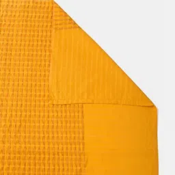 Fabindia Yellow Cotton Single Bed Cover-image-24
